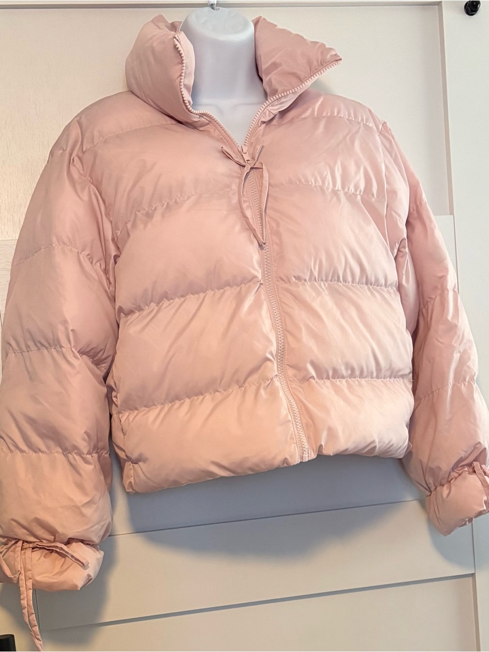wild fable Blush Pink Cropped Puffer Jacket